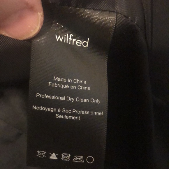 Aritzia Wilfred charcoal cocoon wool coat - Picture 9 of 11